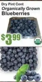 SuperFresh Organically Grown Blueberries offer