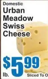 SuperFresh Domestic urban meadow swiss cheese offer