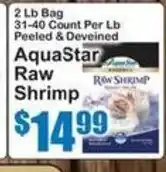 SuperFresh AquaStar raw shrimp offer