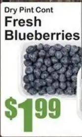 SuperFresh Dry Pint Cont Fresh Blueberries offer