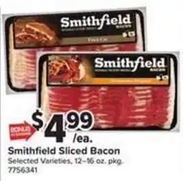 Smithfield Sliced Bacon