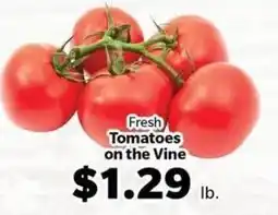Living Fresh Market Fresh Tomatoes on the Vine offer
