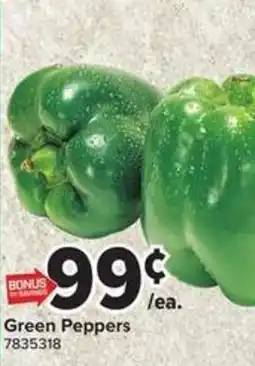 Giant Food Green Peppers offer