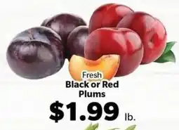 Living Fresh Market Fresh Black or Red Plums offer