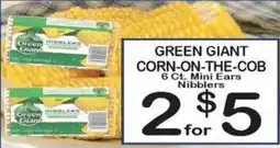 Foodland Green Giant corn-on-the-cob nibblers offer