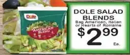 Foodland Dole salad blends offer