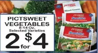 Foodland Pictsweet vegetables offer