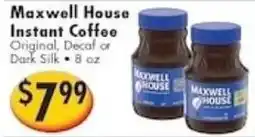 Ideal Food Basket Maxwell House Instant Coffee offer