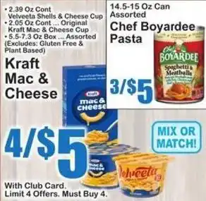 SuperFresh Kraft Mac & Cheese offer
