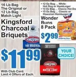 SuperFresh Kingsford Charcoal Briquets offer