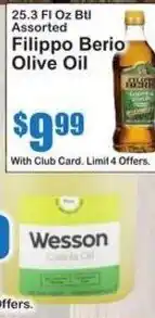 SuperFresh Filippo Berio Olive Oil offer