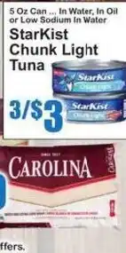 SuperFresh StarKist chunk light tuna offer