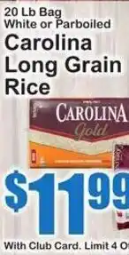 SuperFresh Carolina long grain rice offer