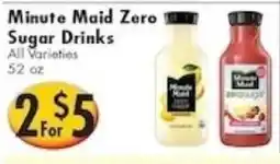 Ideal Food Basket Minute Maid Zero Sugar Drinks offer