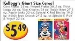 Ideal Food Basket Kellogg's giant size cereal offer