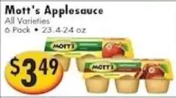 Ideal Food Basket Mott's Applesauce offer