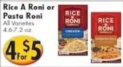 Ideal Food Basket Rice A Roni or Pasta Roni offer