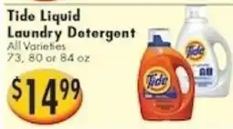 Ideal Food Basket Tide liquid laundry detergent offer