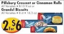 Ideal Food Basket Pillsbury crescent or cinnamon rolls offer