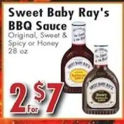 Ideal Food Basket Sweet Baby Ray's BBQ Sauce offer