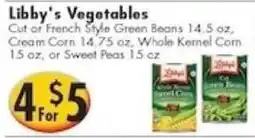 Ideal Food Basket Libby's Vegetables offer