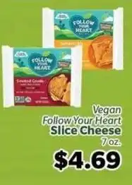 Living Fresh Market Vegan Follow Your Heart Slice Cheese offer
