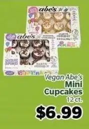 Living Fresh Market Vegan Abe's Mini Cupcakes offer