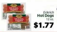 Living Fresh Market Eckrich hot dogs offer