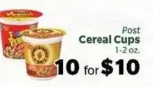 Living Fresh Market Post Cereal Cups offer