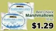 Living Fresh Market Best Choice Marshmallows offer