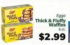 Living Fresh Market Eggo thick & fluffy waffles offer