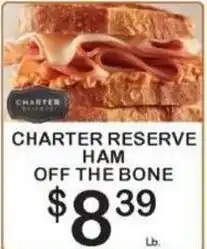 Foodland Charter reserve ham off the bone offer