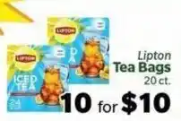 Living Fresh Market Lipton Tea Bags offer
