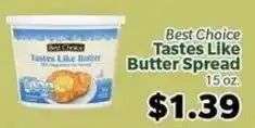 Living Fresh Market Best Choice Tastes Like Butter Spread offer
