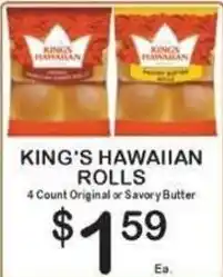 Foodland King's Hawaiian rolls offer