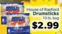 Living Fresh Market House of Raeford Drumsticks offer