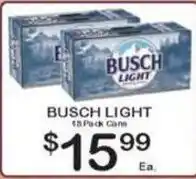 Foodland Busch Light offer