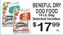 Foodland Purina Beneful dry dog food offer