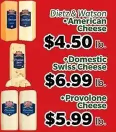 Living Fresh Market Dietz & Watson American Cheese offer
