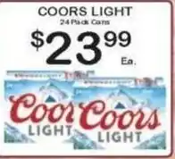 Foodland Coors Light offer