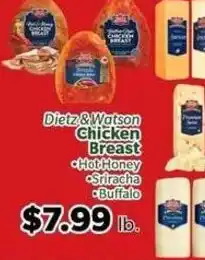 Living Fresh Market Dietz & Watson Chicken Breast offer