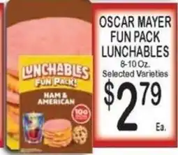 Foodland Oscar Mayer Fun Pack Lunchables offer