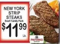 Foodland Preferred Angus New York Strip Steaks offer