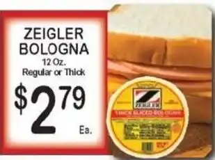 Foodland Zeigler bologna offer
