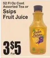 SuperFresh Sips Fruit Juice offer