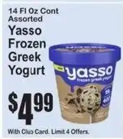 SuperFresh Yasso frozen greek yogurt offer