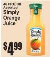 SuperFresh Simply Orange Juice offer