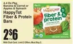 SuperFresh HappyTot fiber & protein bars offer