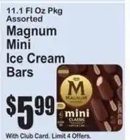 SuperFresh Magnum mini ice cream bars offer
