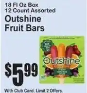 SuperFresh Outshine fruit bars offer